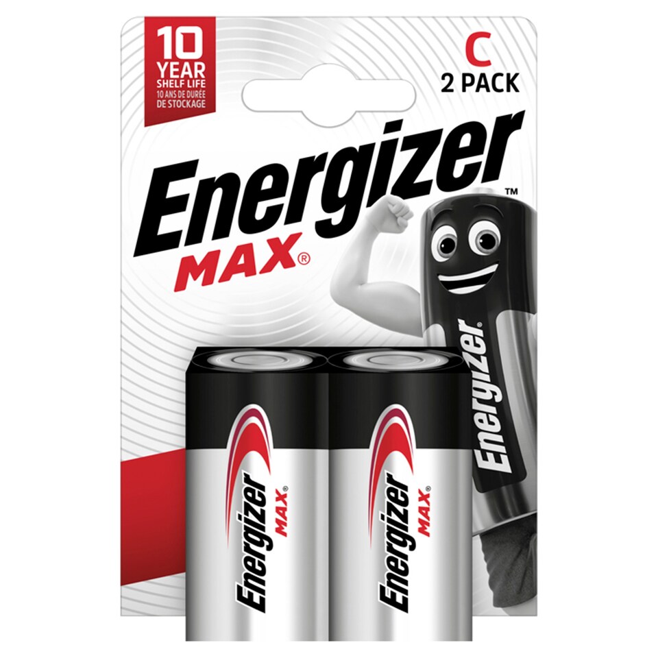 image 1 of Energizer Max C 2 Pack