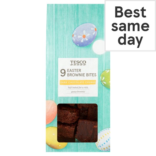 Tesco 9 Easter Brownie Bites Tesco Groceries