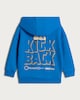 image 5 of Peanuts Snoopy Cotton Rich Social Club Hoodie in Blue
