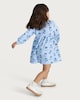 image 3 of Disney Stitch Cotton Rich Long Sleeved Sweater Dress in Blue