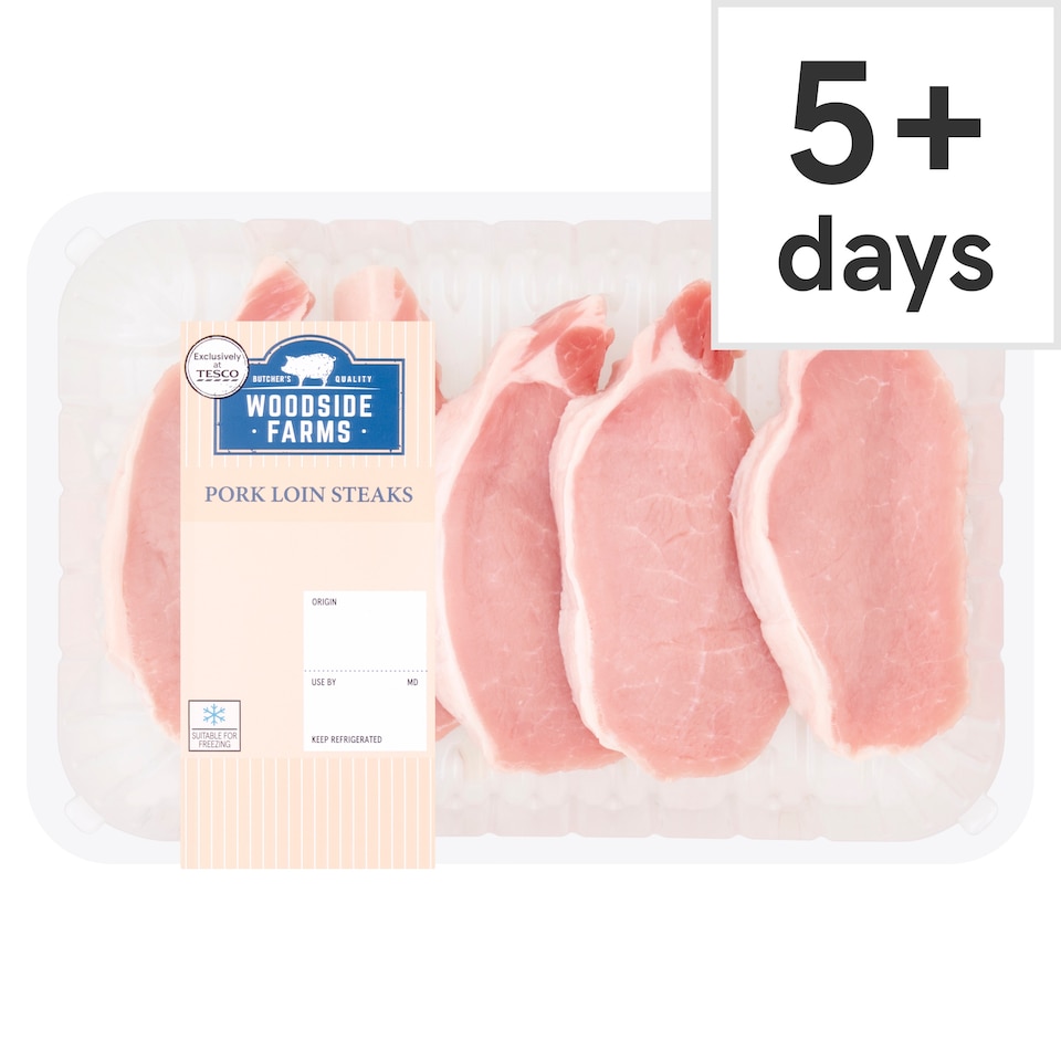 Woodside Farm Pork Loin Steaks 480g