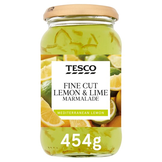 Tesco Fine Cut Lemon & Lime Marmalade 454G Tesco Groceries