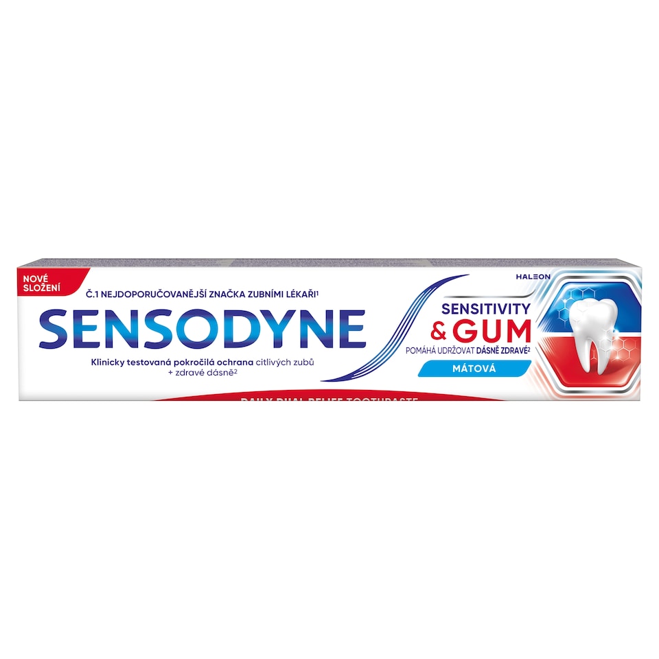 image 1 of Sensodyne Sensitivity & Gum Mint Toothpaste with Fluoride 75ml