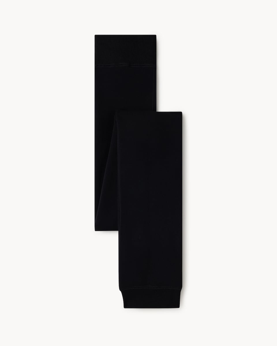 image 1 of F&F WARMPLUS™ Medium Warmth Thermal Velvet Footless Tights in Black