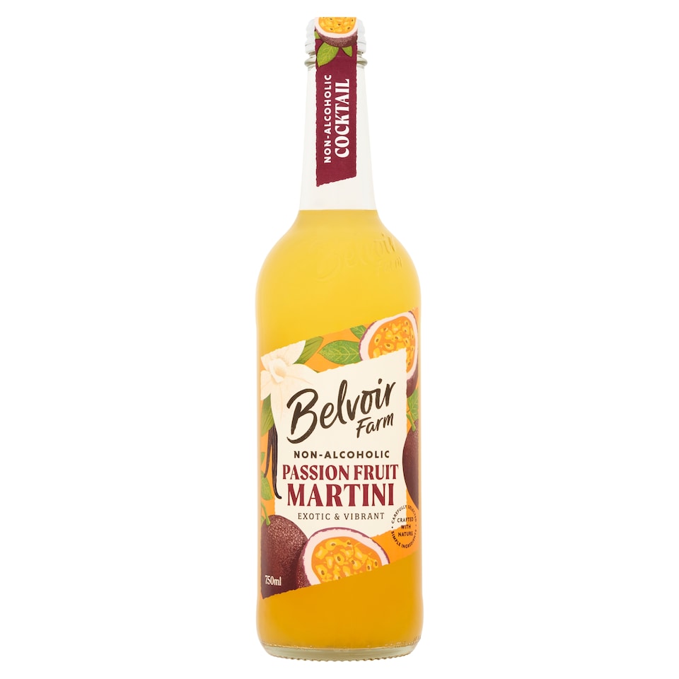 Belvoir Farm Non-Alcoholic Passion Fruit Martini 750ml