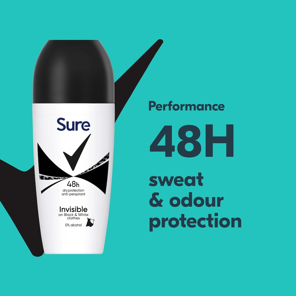 image 1 of Sure 48H Invisible Pure Anti-perspirant Roll On 50ml