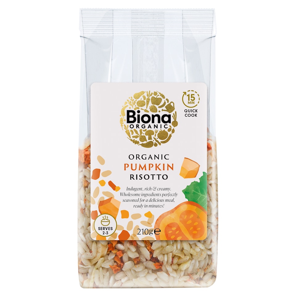 Biona Organic Pumpkin Risotto 210g