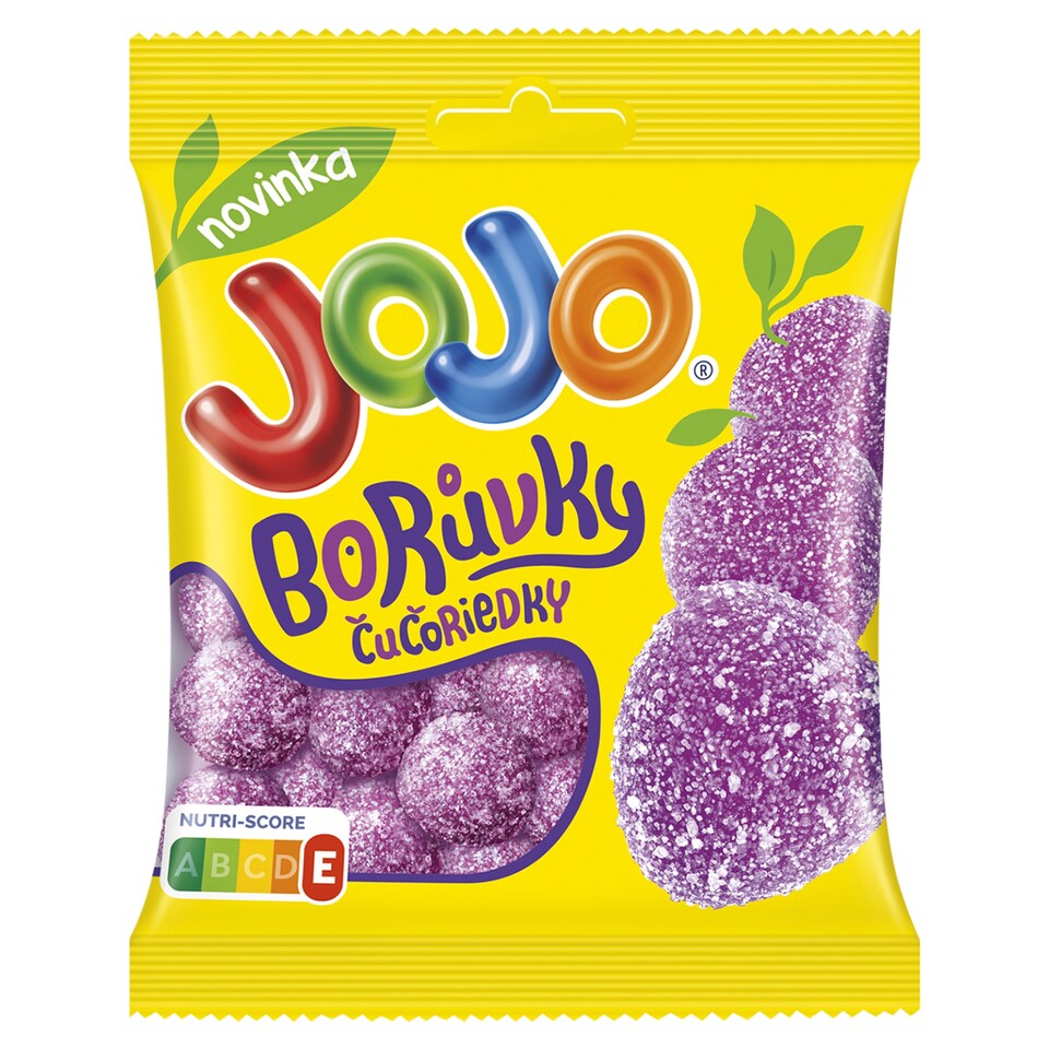 JOJO Borůvky želé bonbóny s borůvkovou příchutí 80g