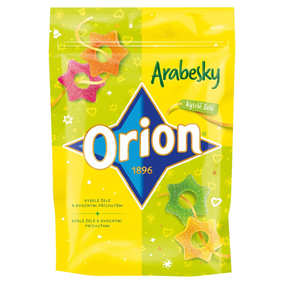 ORION Arabesky želé kyselé v sáčku 130g
