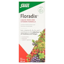 Salus Floradix Liquid Iron and Vitamin Supplement 250 ml