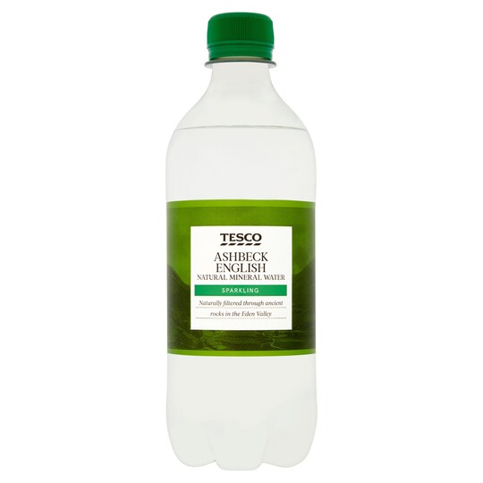 Tesco Ashbeck Sparkling Natural Mineral Water 500Ml Tesco Groceries
