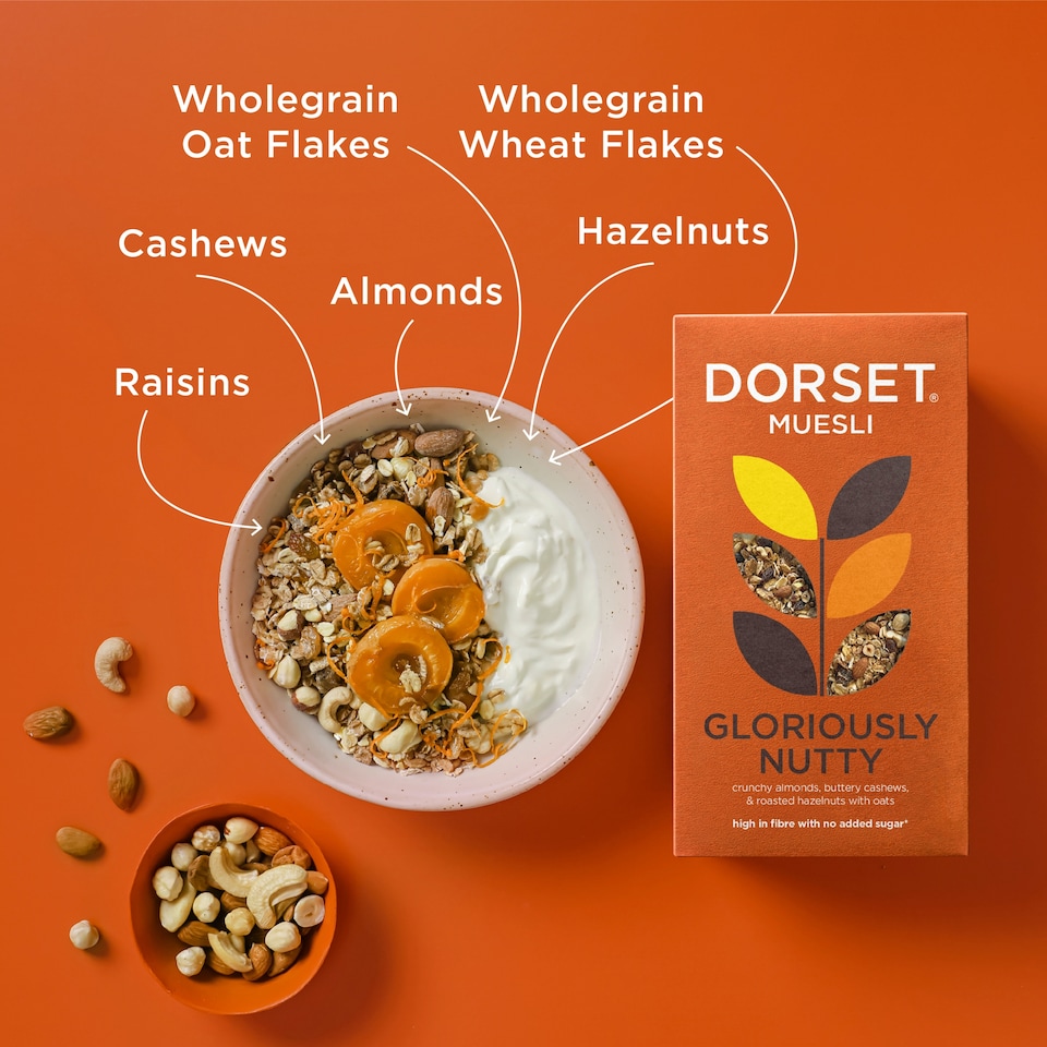 image 1 of Dorset Gloriously Nutty No Added Sugar Muesli 500g