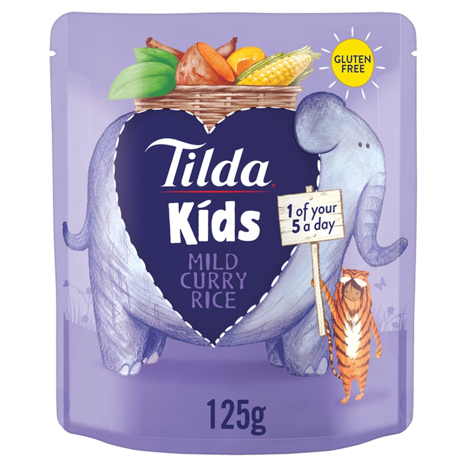image 1 of Tilda Kids Mild Curry Rice 125G
