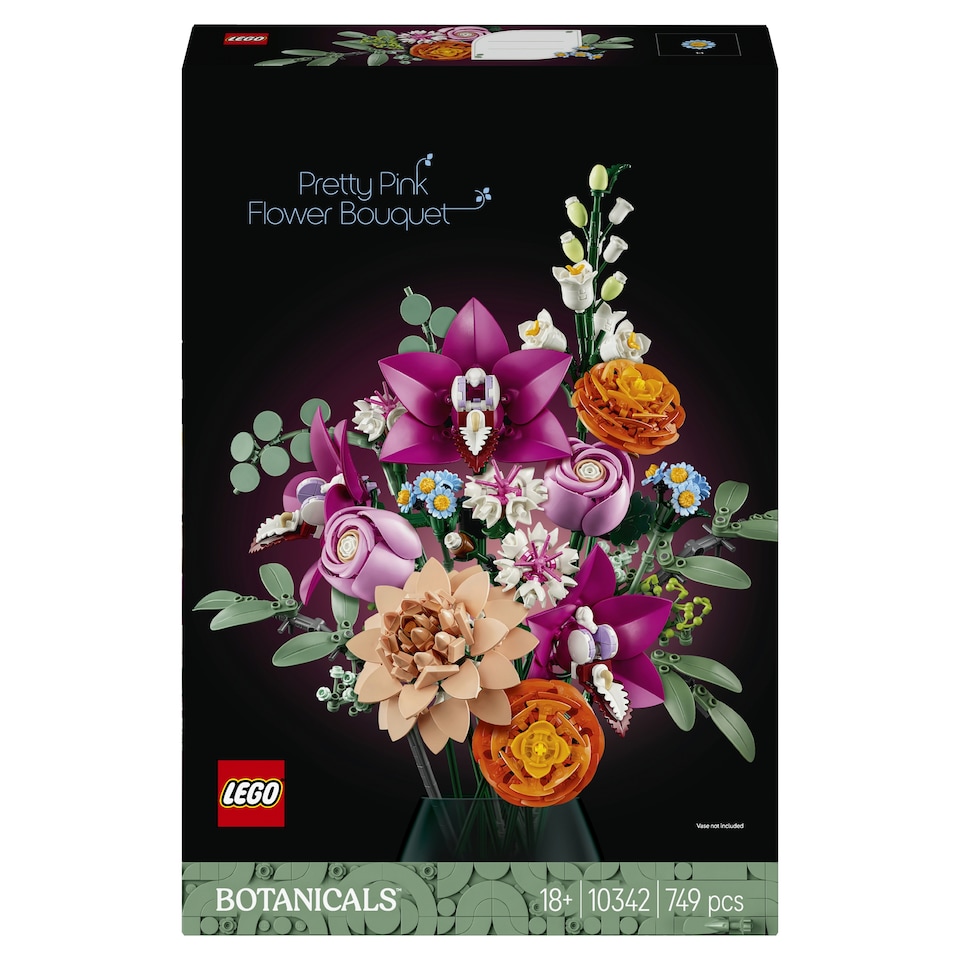 LEGO® Botanicals 10342 Rózsaszín virágcsokor  1. kép