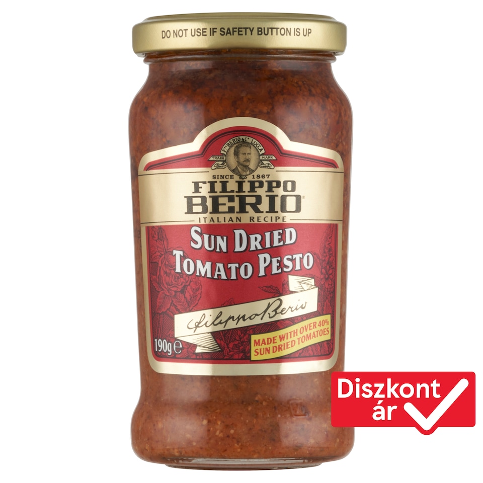 Filippo Berio szárított paradicsomos pesto paradicsomos fűszerszósz 190 g