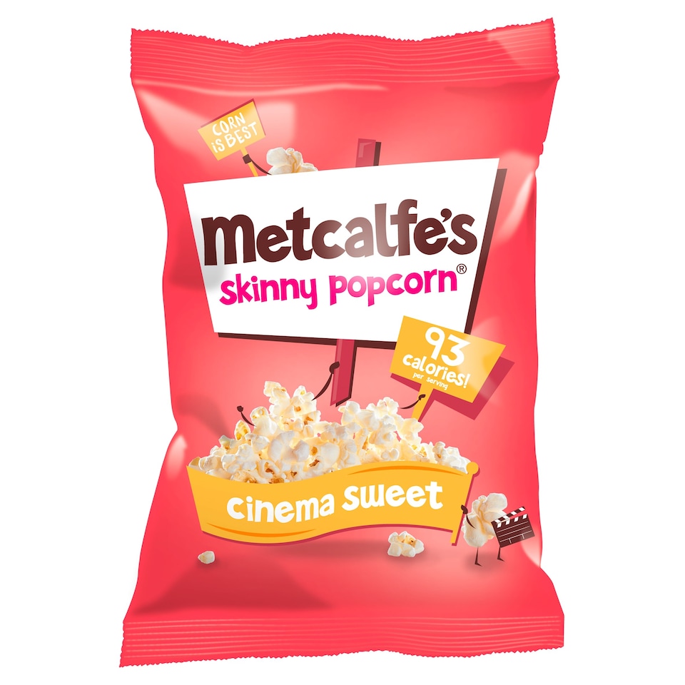 Metcalfe's Skinny Popcorn Cinema Sweet 70G
