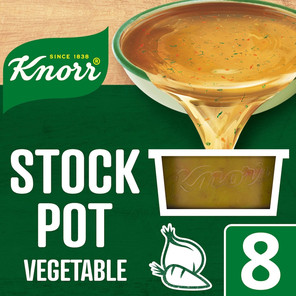 Knorr Vegetable Stock Pot 8'S 224G Tesco Groceries