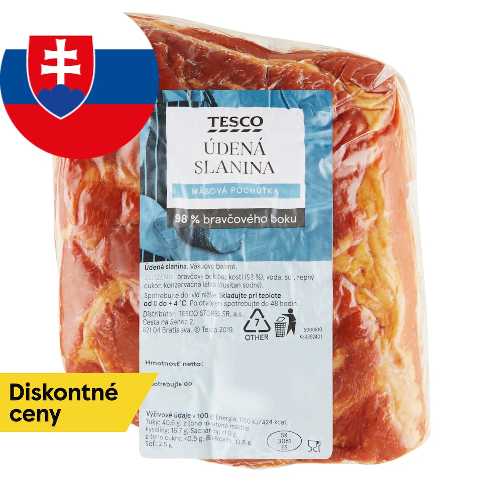 Tesco Údená slanina