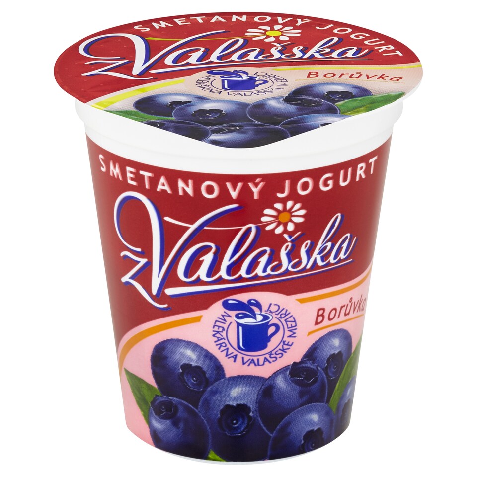 Mlékárna Valašské Meziříčí Smetanový jogurt borůvka 150g