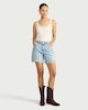 image 2 of F&F Cotton Rich Lace Trim Vest in Cream