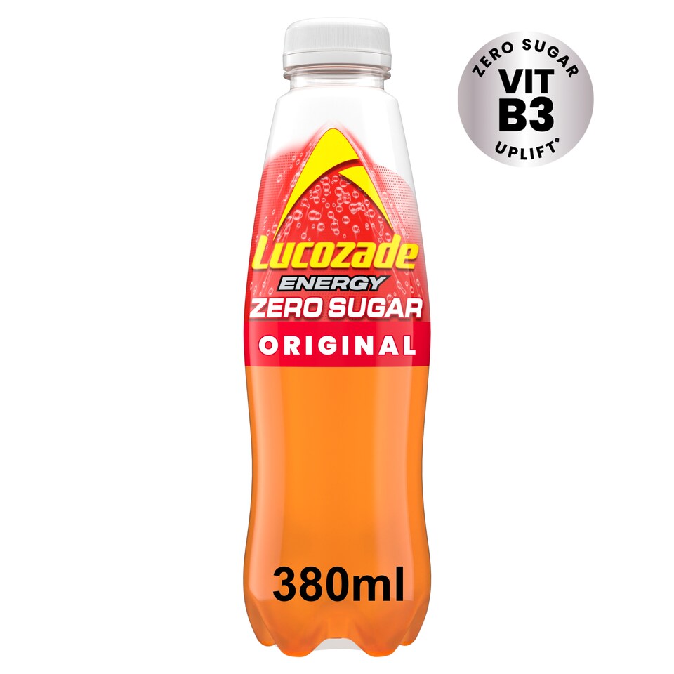 Lucozade Zero Sugar Original Drink 380Ml