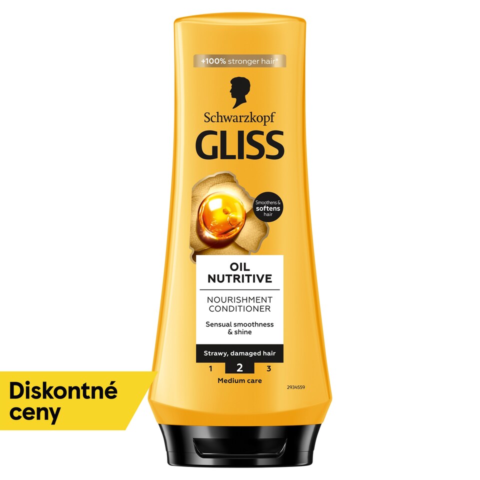 obrázok 1 z Schwarzkopf Gliss Vyživujúci kondicionér Oil Nutritive 200 ml