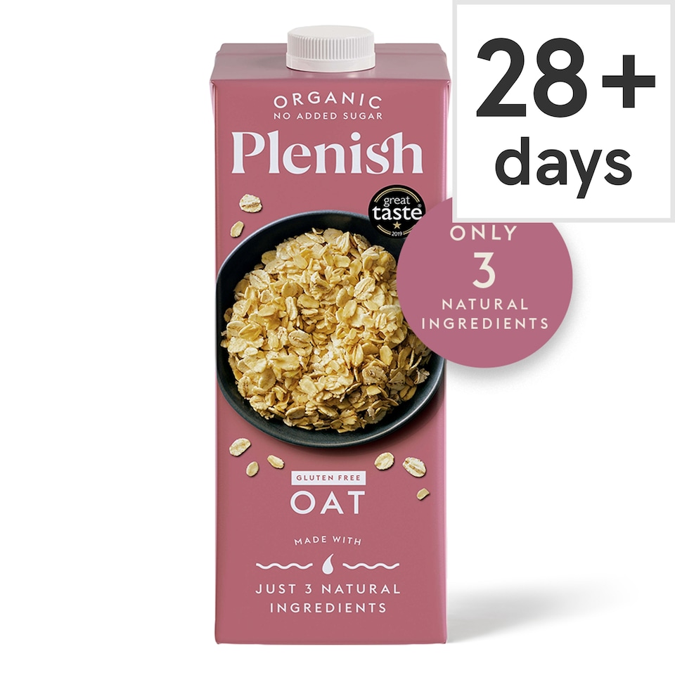 image 1 of Plenish Organic Oat Milk Dairy Alternative Long Life 1L