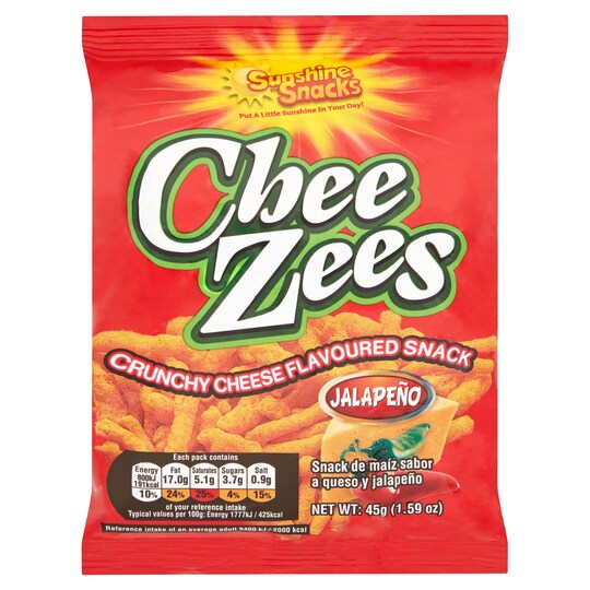 Cheezees Jalapeno 45G Tesco Groceries