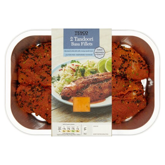 Tesco 2 Tandoori Basa Fillets 310g Tesco Groceries