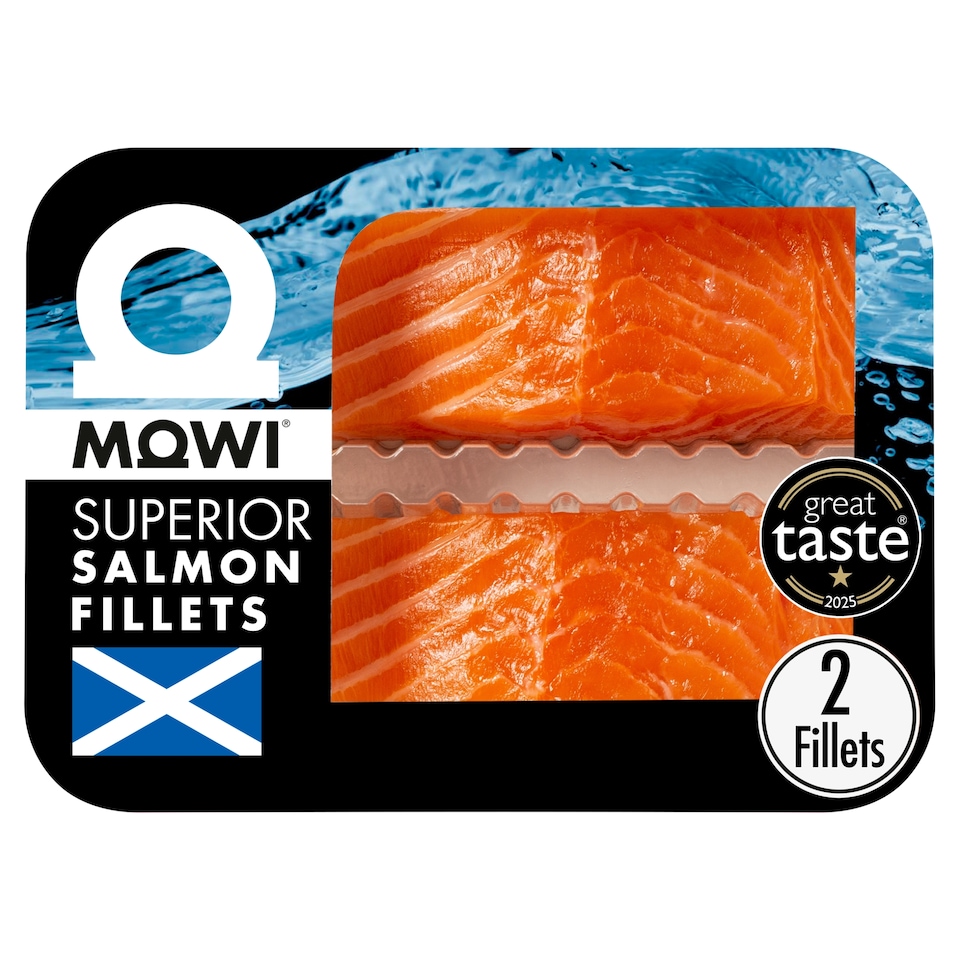 image 1 of Mowi 2 Scottish Salmon Fillets 230G
