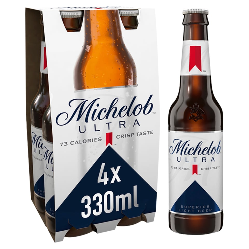 image 1 of Michelob Ultra Lager 4X330ml Bottle