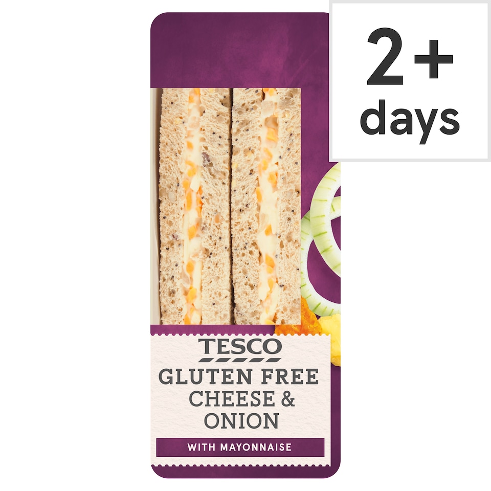 Tesco Gluten Free Cheese and Onion Sandwich