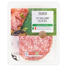 Tesco Salami Slices 12 Pack 100g