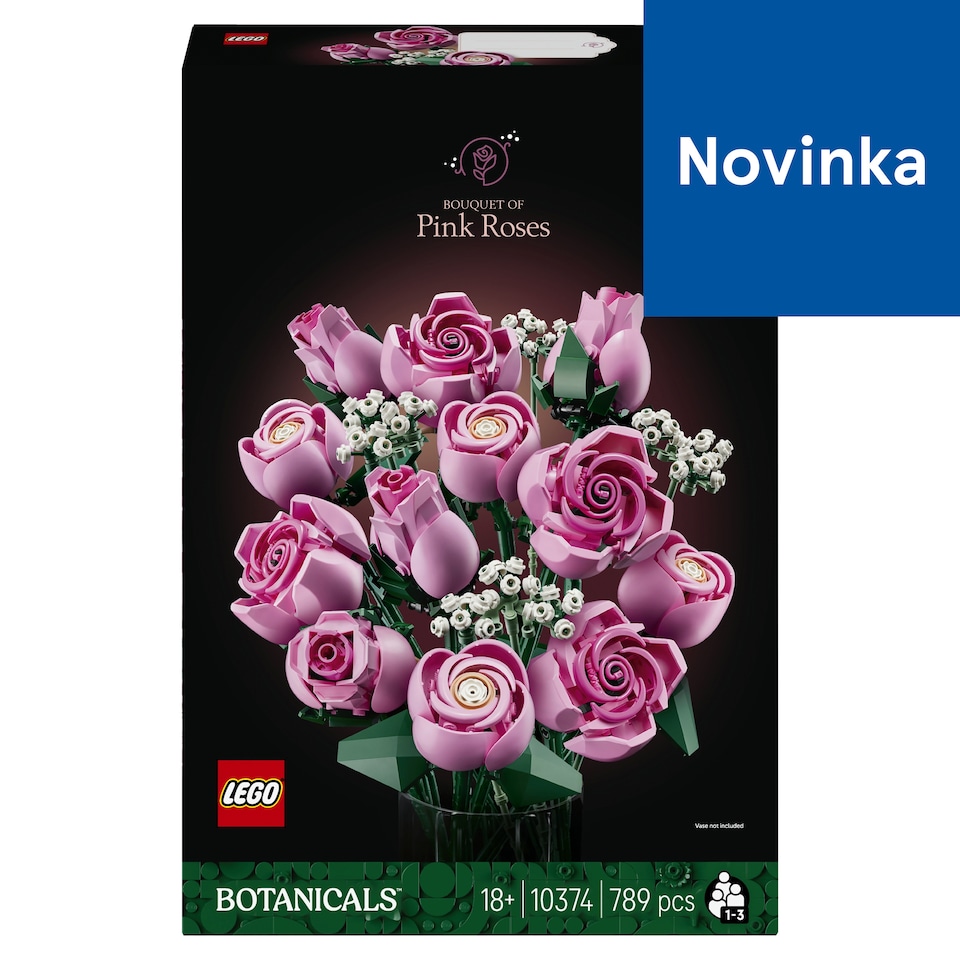 image 1 of LEGO Botanicals 10374 Bouquet of Pink Roses