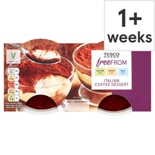 Tesco Free From Italian Style Coffee Dessert 2x90g - Tesco Groceries