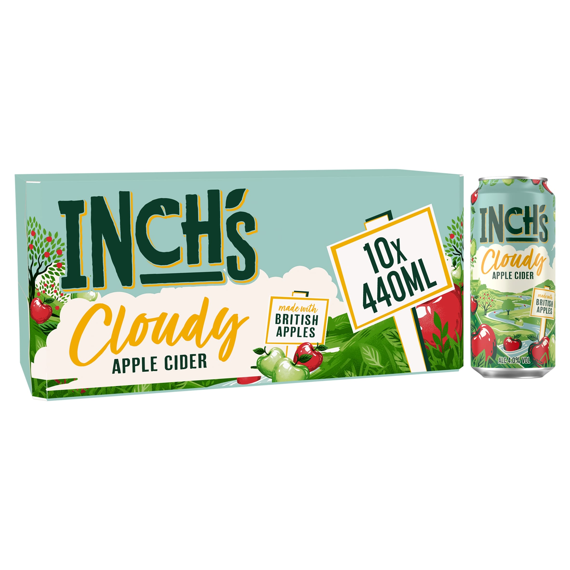 Inch's Cloudy Apple Cider Can 10x440ml