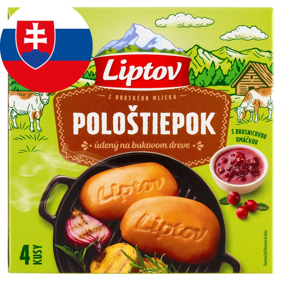 obrázok 1 z Liptov Pološtiepok na grill s brusnicovou omáčkou 4 ks 290 g