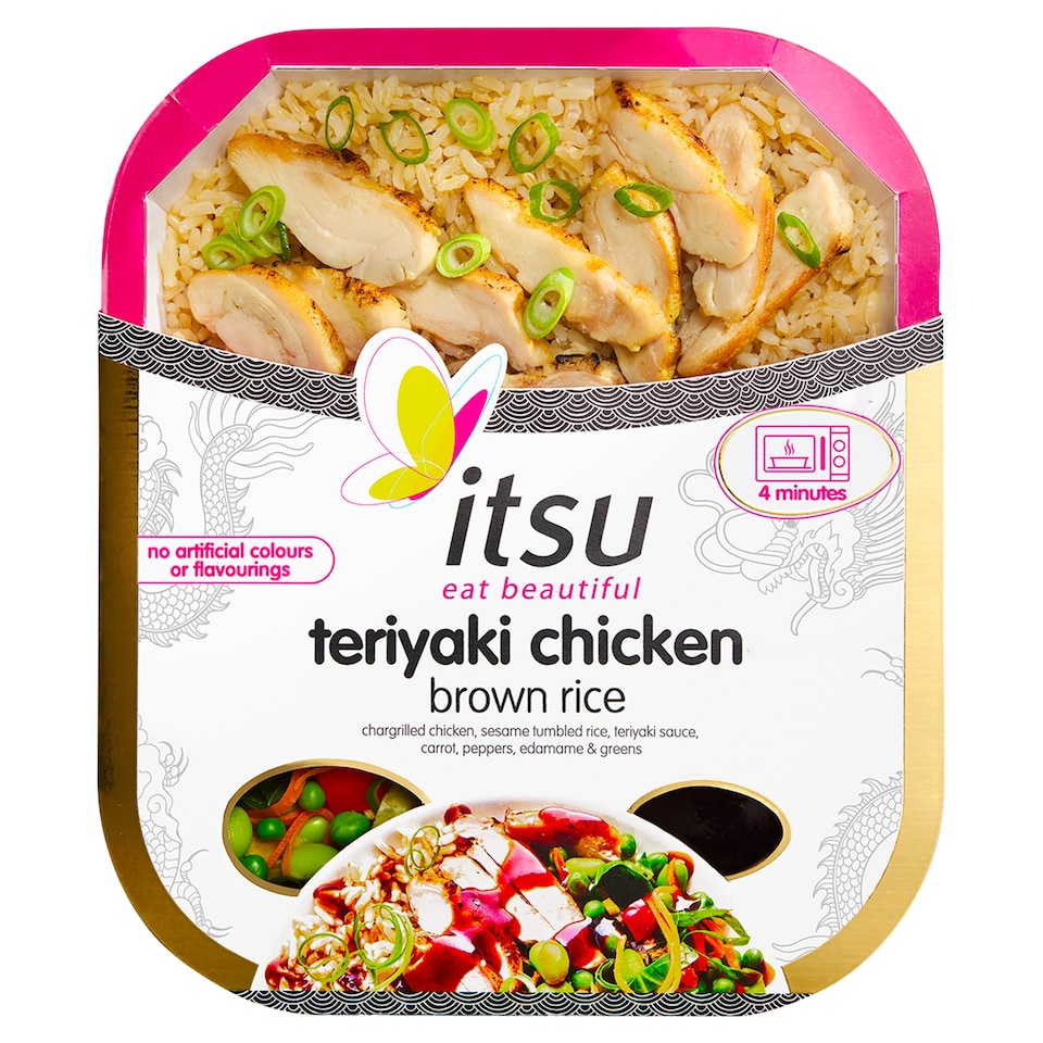 image 1 of Itsu Teriyaki Chicken Brown Rice 395g