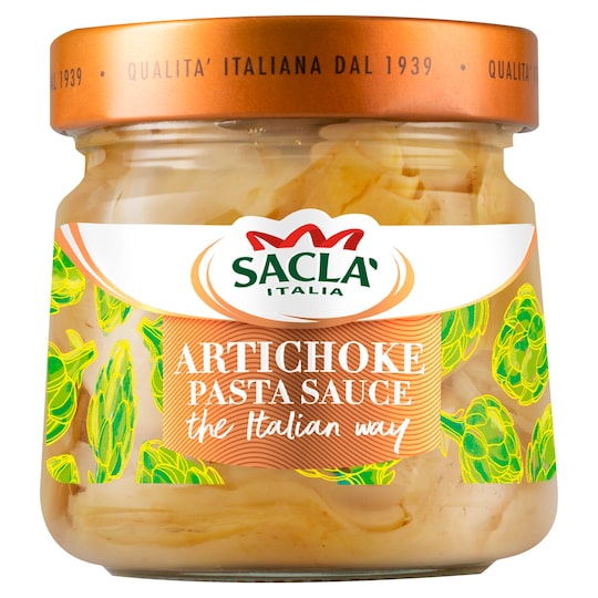 Sacla Vegan Artichoke Pasta Sauce 190G Tesco Groceries