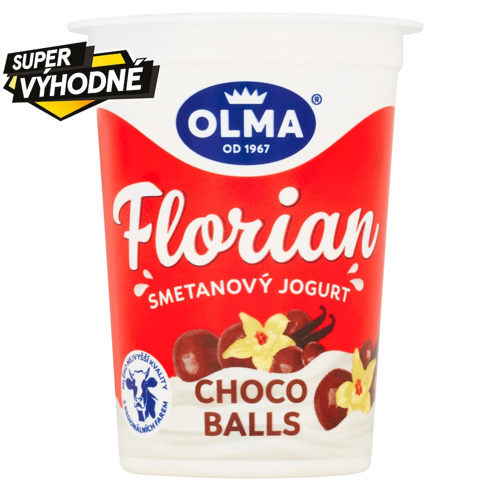 Olma Florian Smetanový jogurt Choco Balls 150g