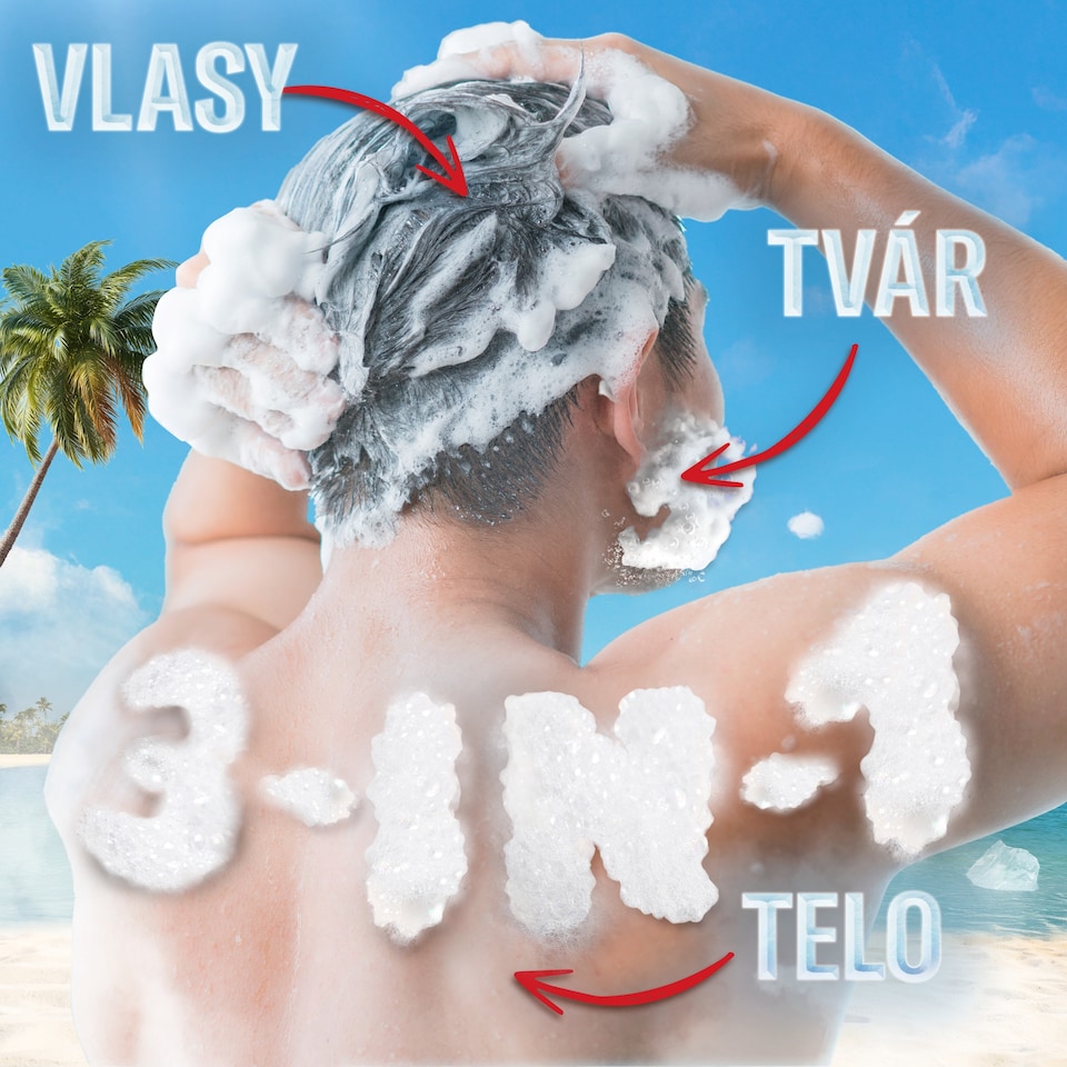 obrázok 1 z Old Spice Cold Spice 3 v 1 Pánsky Sprchový Gél A Šampón 1000 ml