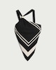 image 4 of F&F Geometric Print Halterneck Co-ord Top in Multi Black