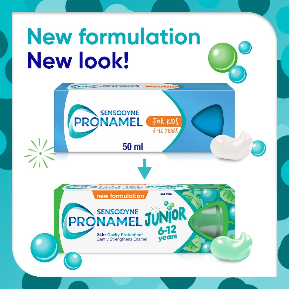 image 1 of Sensodyne Pronamel Junior 6-12 Years Toothpaste Bubble Mint 50 ml