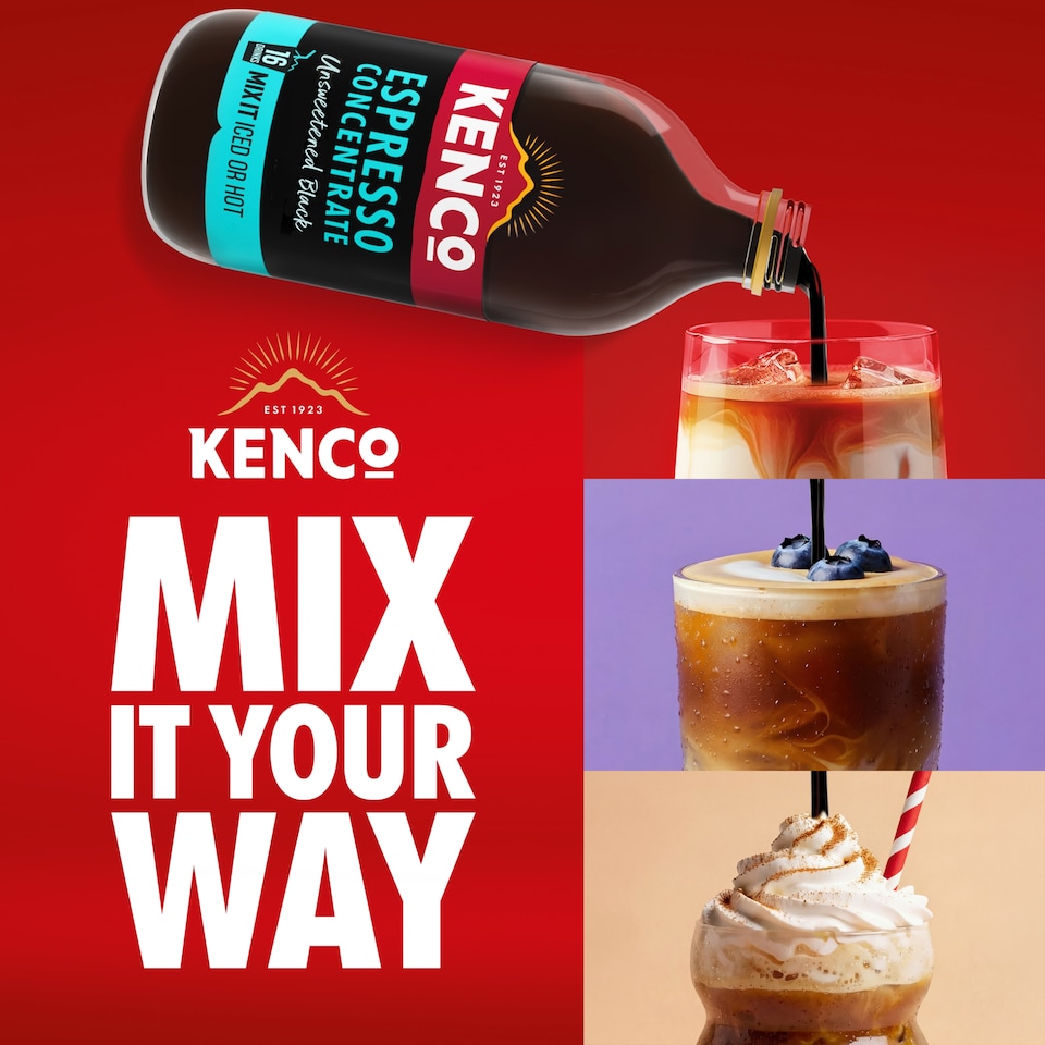 image 1 of KENCO ICED HOT ESPRESSO CONCENTRATE BLACK 485ML