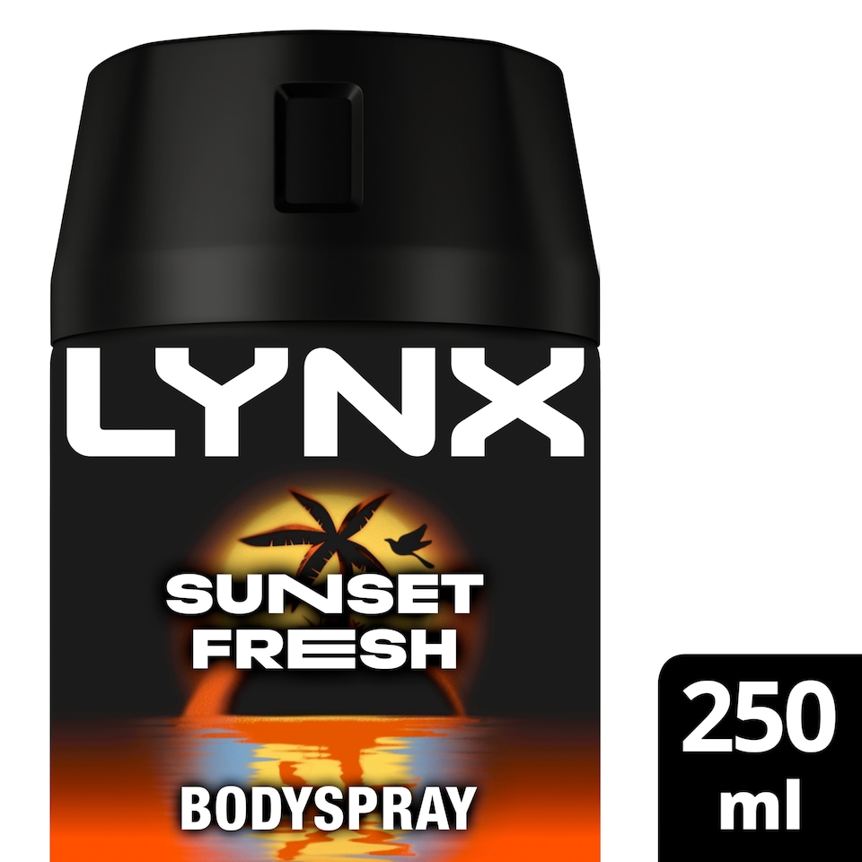 image 1 of Lynx Deodorant Bodyspray Sunset Fresh 250ml