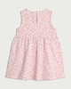 image 2 of F&F Baby Pure Cotton Floral Print Sleeveless Dress in Red