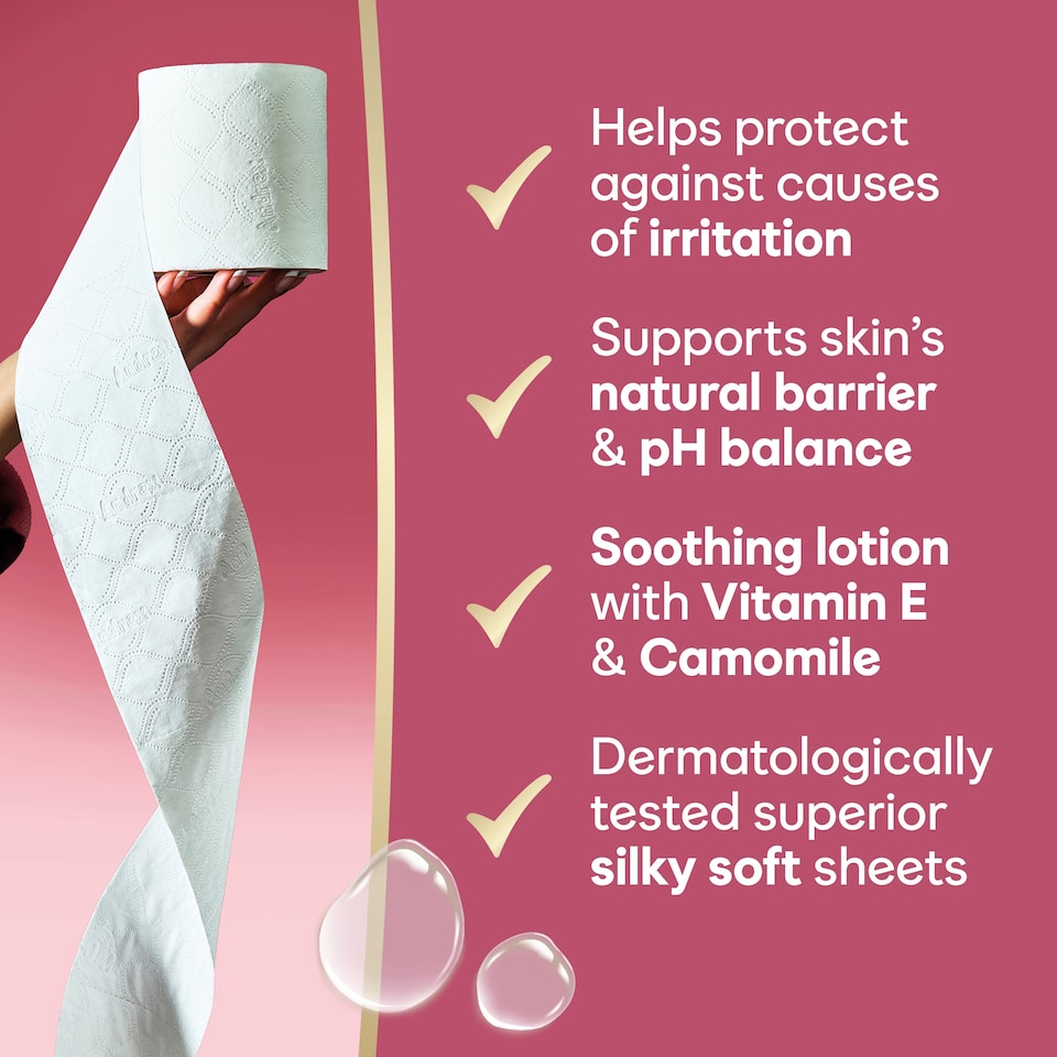 image 1 of Andrex Skin Protect 8 Luxury Rolls 155 sheets