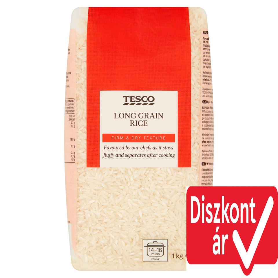 Tesco "A" Quality Long Grain Rice 1 kg