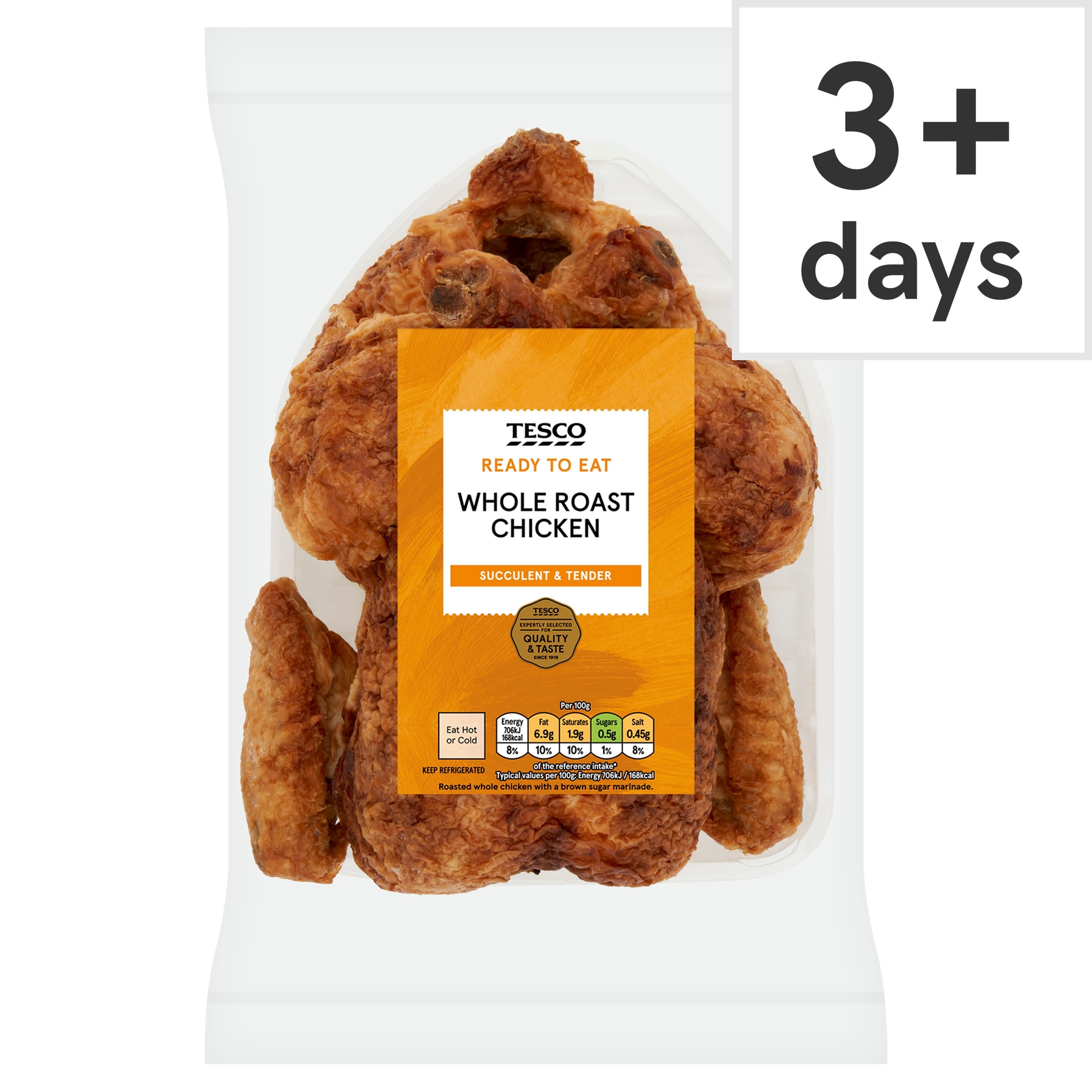 Tesco Whole Roast Chicken (1.16kg – 1.47kg)