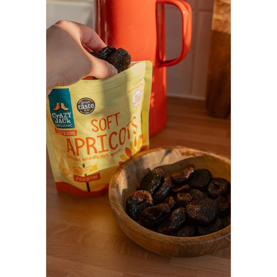 image 1 of Crazy Jack Organic Soft Apricots 200g